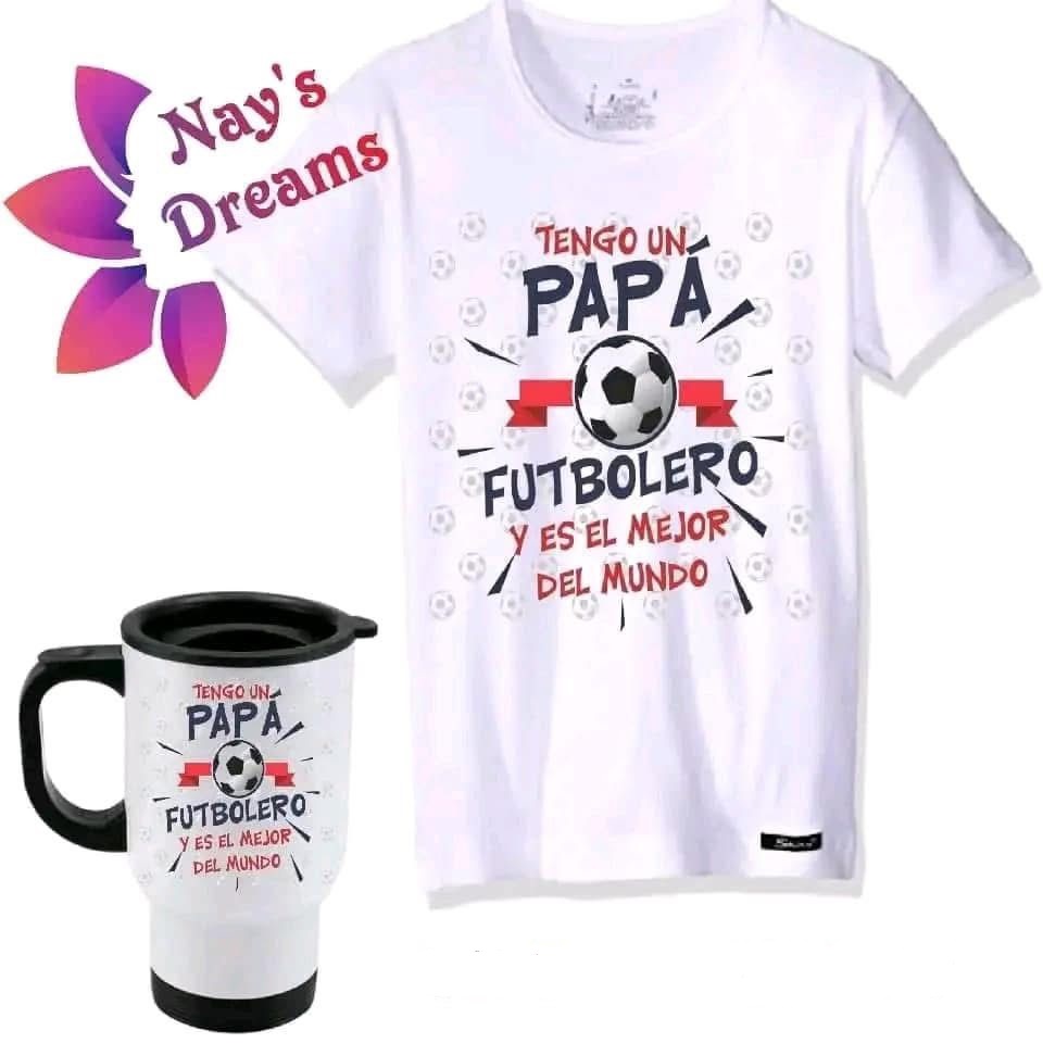 Jarras térmicas BLANCAS y playeras a juego