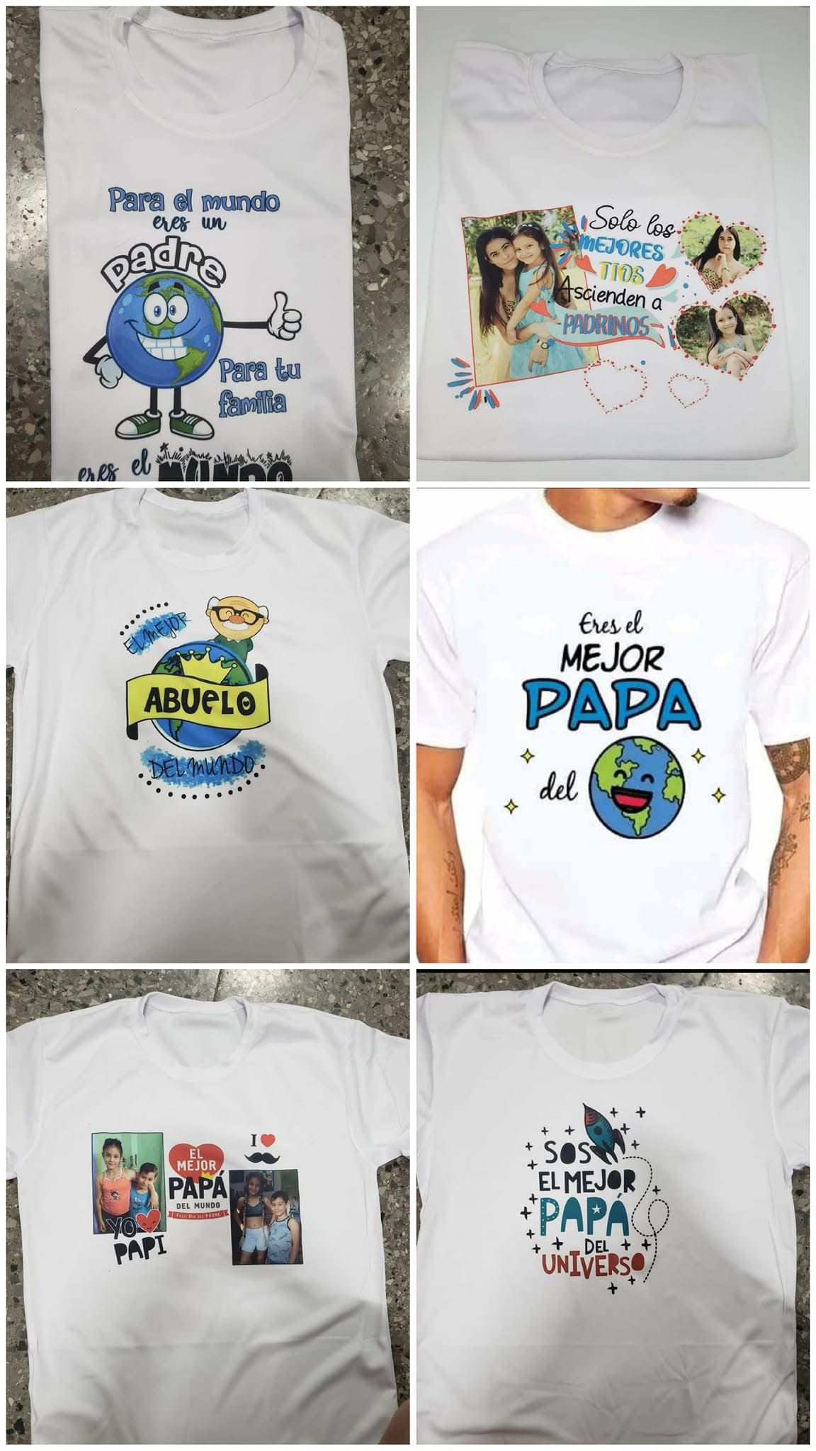 Playeras de Papa