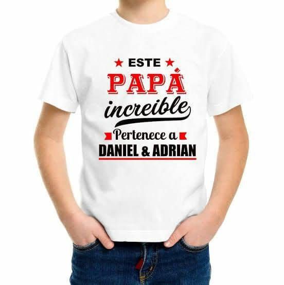 Playeras de Papa