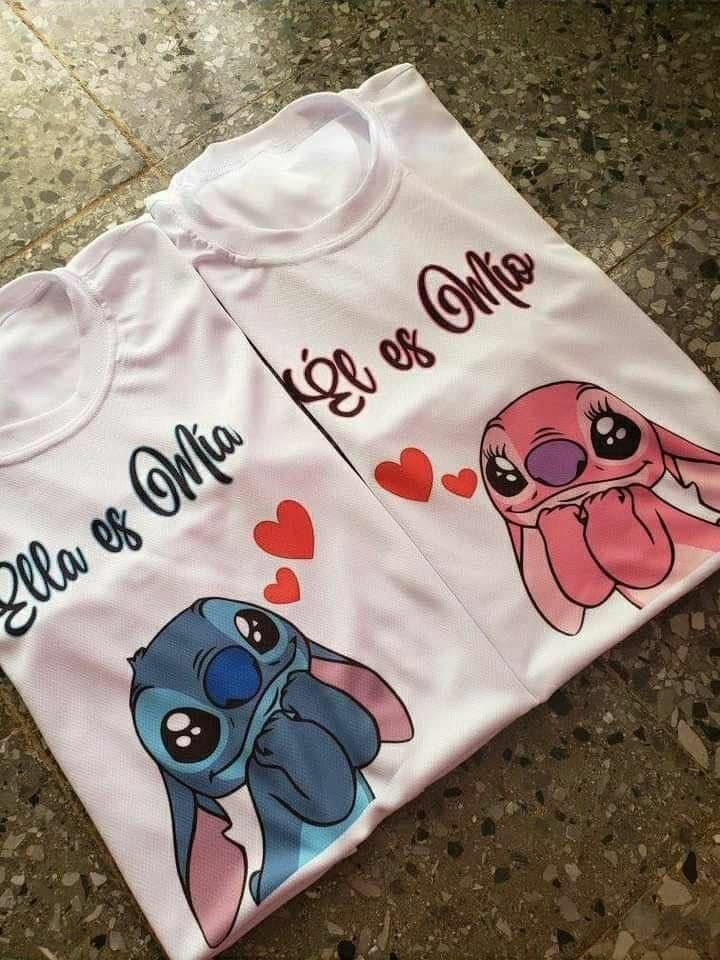 Playeras de parejas (tallas S M L XL 2XL )