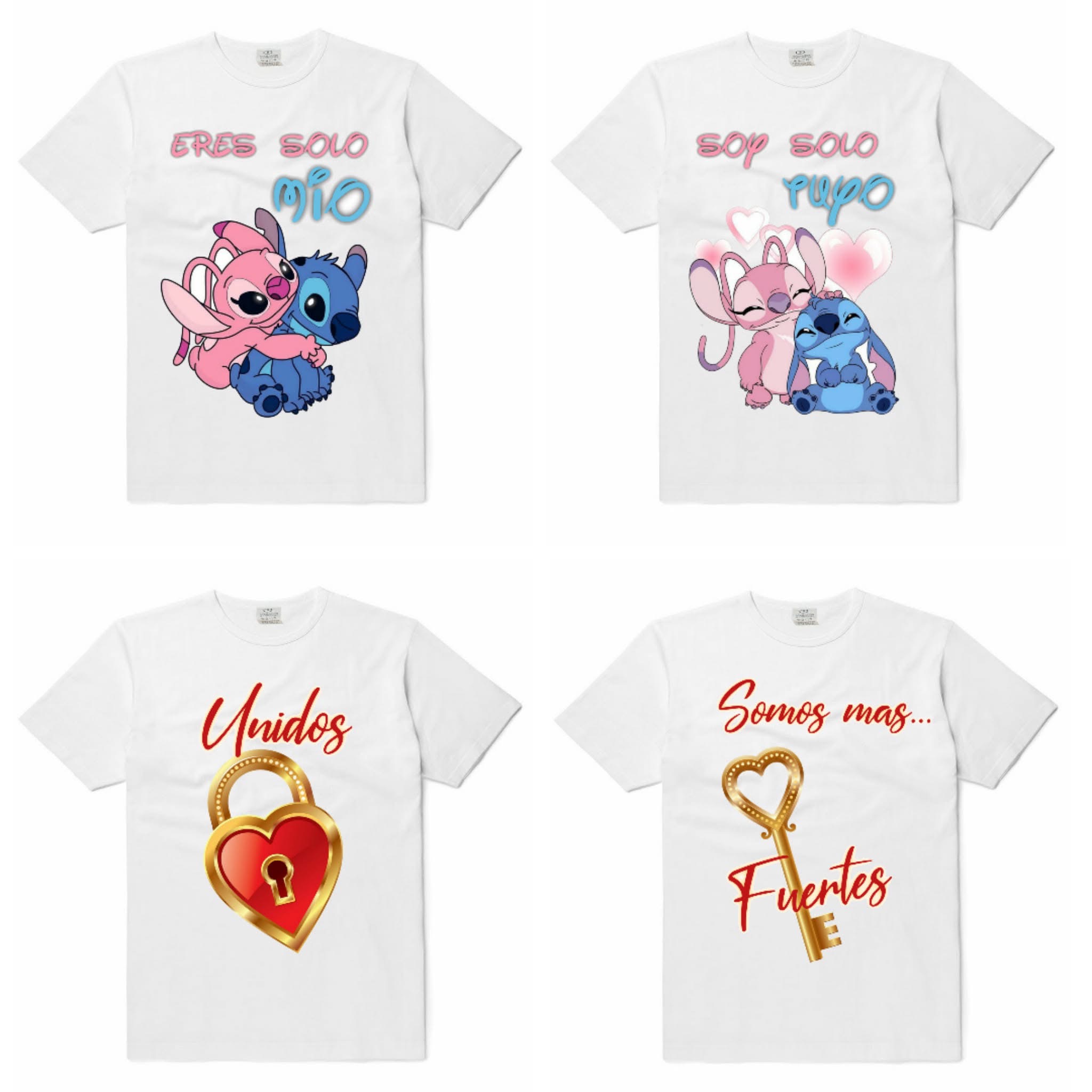 Playeras de parejas (tallas S M L XL 2XL )