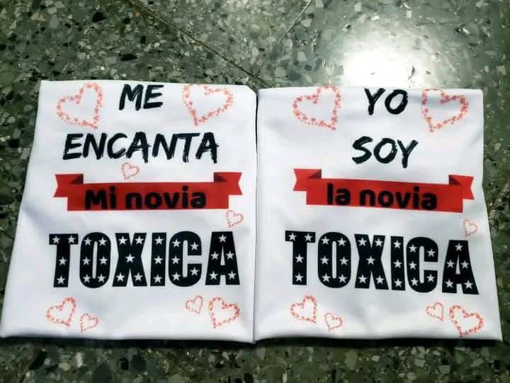 Playeras de parejas (tallas S M L XL 2XL )